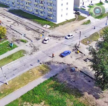 На перекрёстке Ленинградская/Пугачева в Бийске