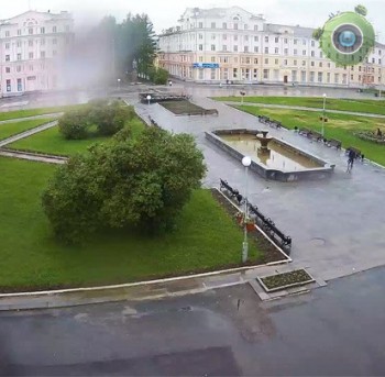 На площади Мира в Североуральске