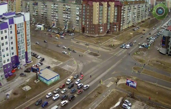 На перекрёстке Чапаева - 60 лет Октября
