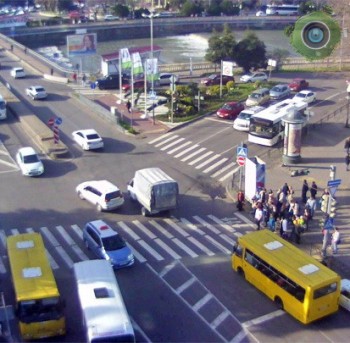 Перекрёсток Московская/Конституции
