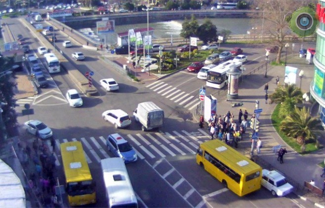 Перекрёсток Московская/Конституции