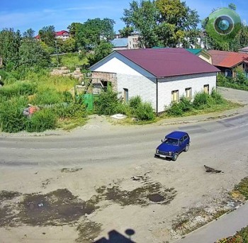 На перекрёстке Репина/Мартьянова в Бийске