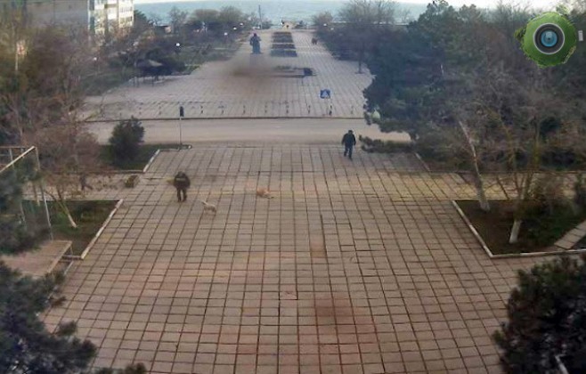 Центральная площадь поселка Приморский