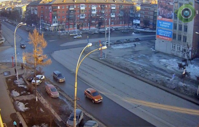 Перекрёсток ул. Красноармейская - ул. 50 лет Октября