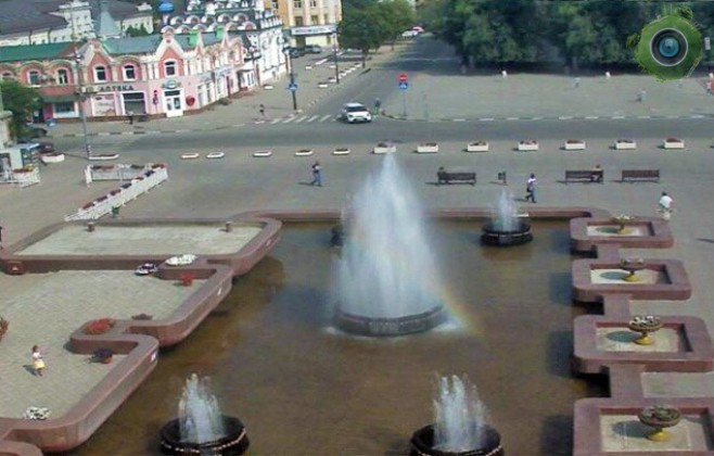 У фонтана «Мелодия»