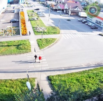 На перекрёстке Разина/Липового, г. Бийск