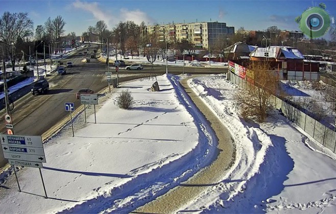 Кашира, улица Стрелецкая (в сторону Москвы)