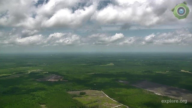 Небо с 300 м высоты с Уилмингтонской вышки (Уилмингтон, штат Северная Каролина, США)