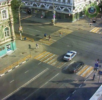 На перекрёстке Московская/Радищева
