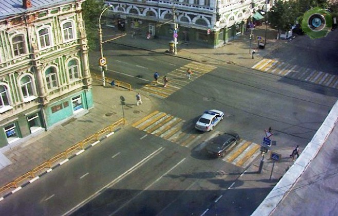 На перекрёстке Московская/Радищева