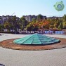 У фонтана городского дворца культуры в Северодонецке