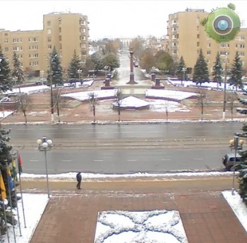 У стелы «Город воинской славы» в Твери