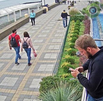 На приморской набережной в Адлере