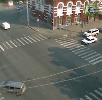 На перекрёстке Горького/Московская