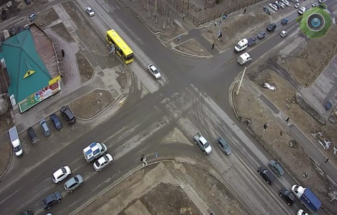 На перекрёстке Мира - Дзержинского