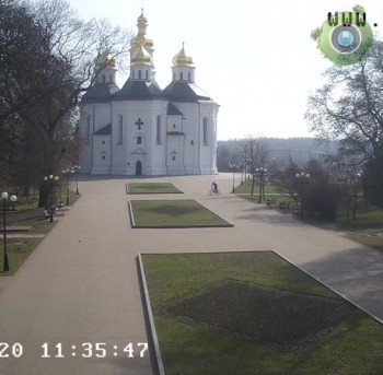 Вид на Катерининську церкву