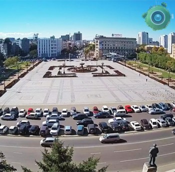 На площади Ленина, Хабаровск