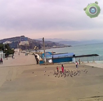 Вид на Алуштинскую набережную