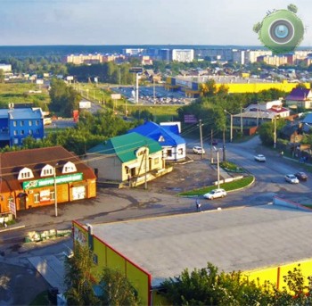 У перекрёстка Красноармейская/Митрофанова в Бийске