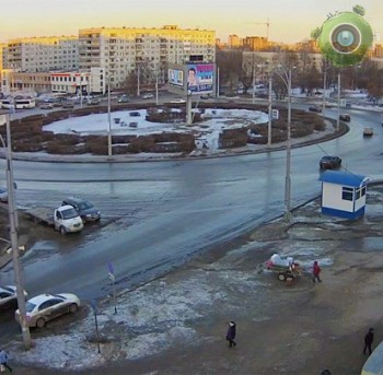 Перекрёсток пр. Ленина - б-р Строителей