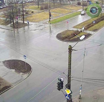 Перекрёсток Московская — Октябрьский