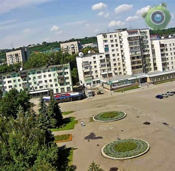 На площади Владимира Ленина в Бийске
