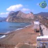 Вид на пляж и Генуэзскую крепость
