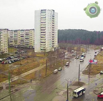 Пешеходный переход на улице Ровио