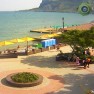 На площади Волошина в Коктебеле