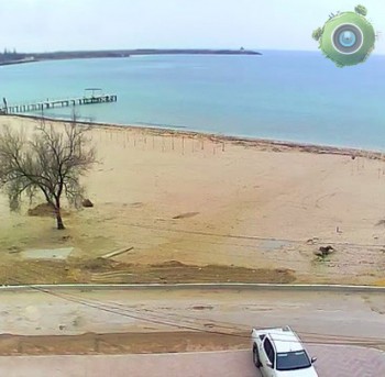 На пляже пгт Черноморское
