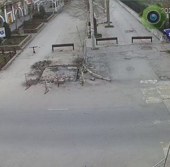 Перекресток улицы Фрунзе и улицы Пушкина