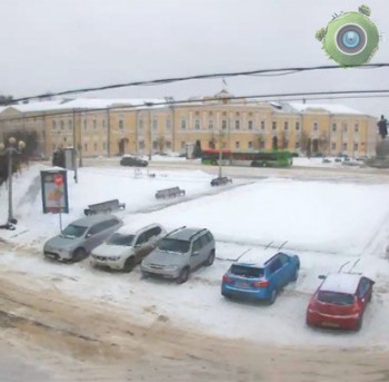 На площади Ленина в Твери