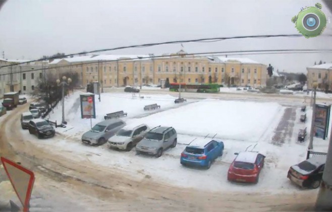 На площади Ленина в Твери