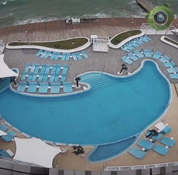 Бассейн в форме дельфина в отельном комплексе Немо
