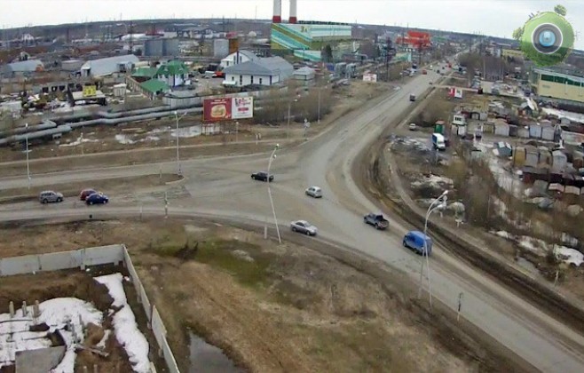 На перекрёстке Ханты-Мансийская - Интернациональная