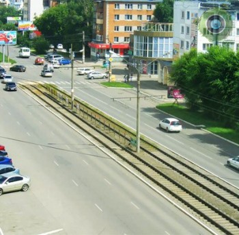 На перекрёстке Васильева/Мартьянова в Бийске